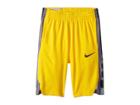 Nike Kids Dry Elite Basketball Short (little Kids/big Kids) (amarillo/black/black) Boy's Shorts