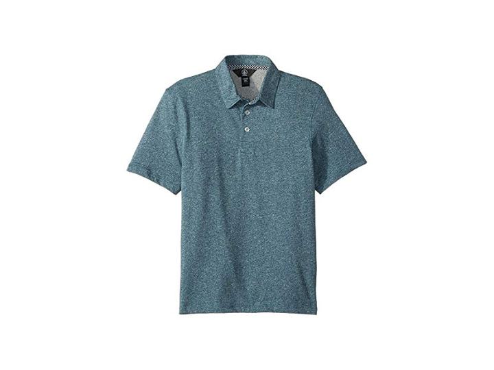 Volcom Kids Wowzer Polo (big Kids) (navy Green) Boy's Short Sleeve Pullover