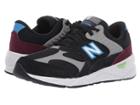 New Balance Kids Gsx90rv1 (little Kid) (black/grey) Kids Shoes