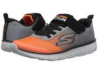 Skechers Kids Go Run 400 (little Kid/big Kid) (grey/orange) Boy's Shoes