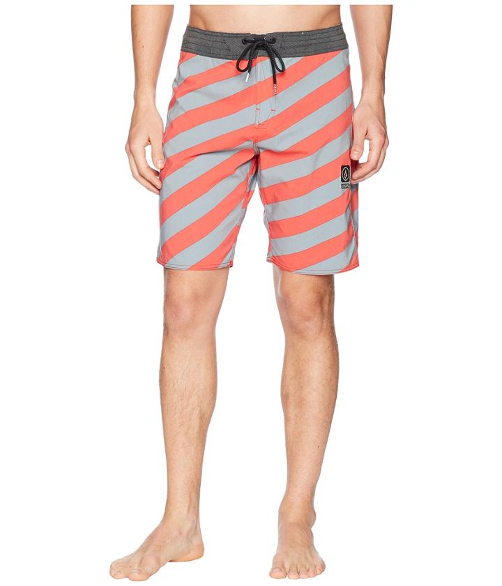 Volcom Stripey Stoney 19 (lead) Men's Swimwear