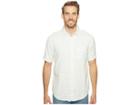 True Grit Indigo Surf Plaid Short Sleeve Shirt (white) Men's Clothing