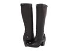 Frye Jackie Zip Tall (black Soft Vintage Leather) Cowboy Boots