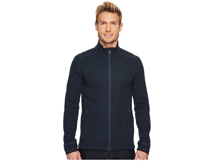 Prana Barclay Sweater (dusk Blue) Men's Coat