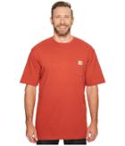 Carhartt Big Tall Workwear Pocket S/s Tee (chili) Men's Short Sleeve Pullover