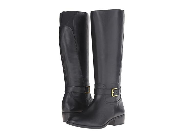 Lauren Ralph Lauren Makenzie (black Burnished Calf) Women's Shoes
