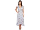 Astr The Label Lila Dress (blue/peach Floral) Women's Dress