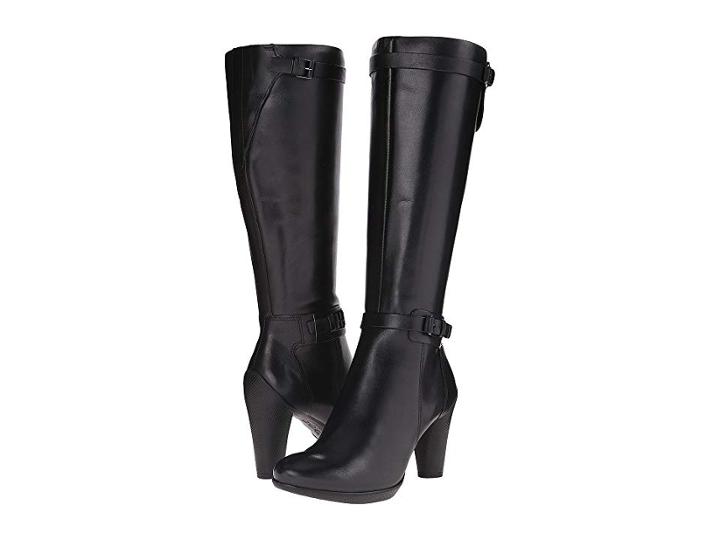 Ecco Sculptured 75 Tall Boot (black) Women's Boots