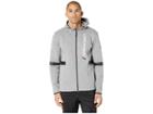 Puma Bmw Mms Hooded Sweat Jacket (medium Grey Heather) Men's Coat