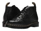 Dr. Martens Church Croco Monkey Boot (black New Vibrance Croco) Women's Boots