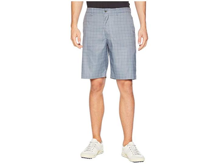 Callaway Printed Suited Plaid Shorts (quiet Shade) Men's Shorts