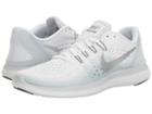 Nike Flex Rn 2017 (white/metallic Silver/pure Platinum) Women's Running Shoes