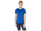 Nike Pro All Over Mesh Short Sleeve Top (indigo Force/black) Women's Clothing