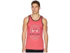 Rip Curl Let It Ring Ringer Tank Top (red) Men's Clothing