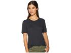 Michael Stars Brixton Jersey Short Sleeve Crew Neck (black) Women's Clothing