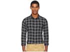 Paul Smith Long Sleeve Tailored Fit Shirt Plaid (black/white Plaid) Men's T Shirt