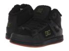 Dc Kids Pure High-top Wnt (little Kid/big Kid) (black/black/green) Boys Shoes