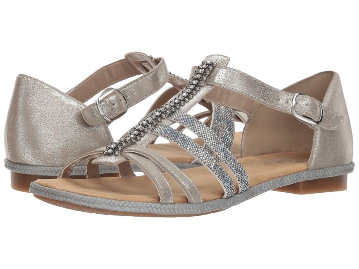 Rieker 62728 Levinia 28 (oro/silber) Women's Shoes