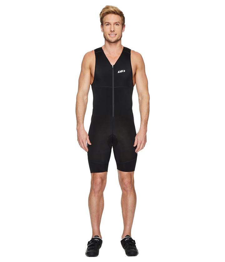 Louis Garneau Tri Comp Suit (black/grey/white) Men's Race Suits One Piece