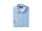 Nick Graham Circle Prints W/ Black Dots Knit Shirt (blue) Men's Long Sleeve Button Up