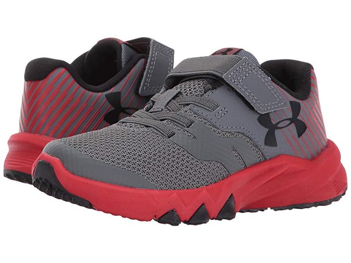 Under Armour Kids Ua Bps Primed 2 Ac (little Kid) (graphite/red/black) Boys Shoes
