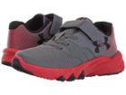 Under Armour Kids Ua Bps Primed 2 Ac (little Kid) (graphite/red/black) Boys Shoes