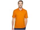 Adidas Golf Performance Polo (bright Orange) Men's Clothing