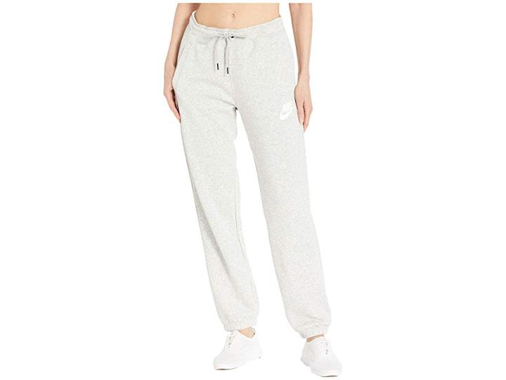 Nike Rally Loose Pants (grey Heather/pale Grey/white) Women's Casual Pants