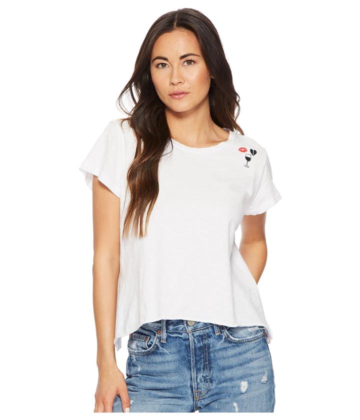 Lna Girls Night Tee (white) Women's T Shirt