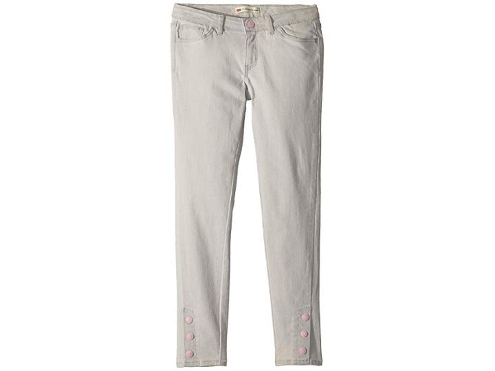 Levi's(r) Kids 710 Lola Ankle Super Skinny Jeans (big Kids) (silver Light) Girl's Jeans