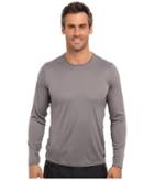 Hot Chillys Peach Solid Crewneck (charcoal) Men's Long Sleeve Pullover