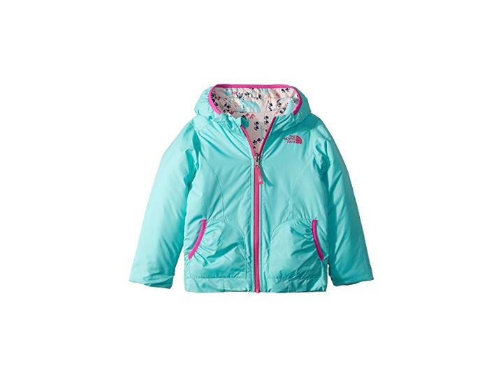 The North Face Kids Reversible Perrito Jacket (toddler) (mint Blue) Girl's Jacket