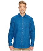 Tommy Bahama Sea Glass Breezer Long Sleeve Shirt (bering Blue) Men's Long Sleeve Button Up
