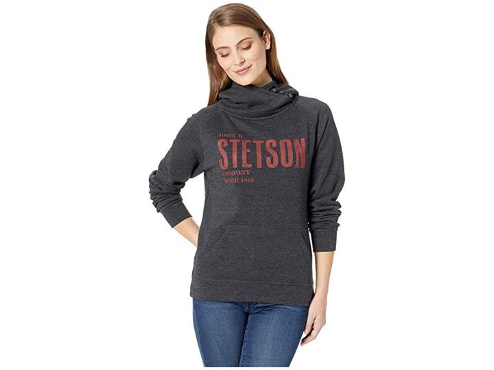 Stetson John B Embroidery (grey) Women's Sweatshirt