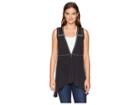Double D Ranchwear Santo Domingo Thunderbird Vest (black) Women's Vest