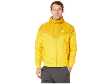 Nike Nsw Windrunner Hoodie Jacket (amarillo/gold Dart/amarillo/sail) Men's Coat