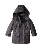 Urban Republic Kids Sherpa Lined Ballistic Coat (infant/toddler) (charcoal) Boy's Coat