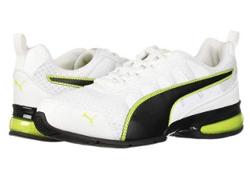 Puma Leader Vt Mesh (puma White/acid Lime) Men's  Shoes