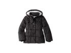 Kate Spade New York Kids Bow Puffer Coat (little Kids/big Kids) (black) Girl's Coat