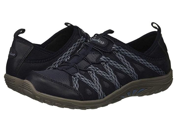 Skechers Reggae Fest Web Of Ties (navy) Women's Shoes