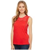 Ariat Mallow Top (red Lacquer) Women's Sleeveless