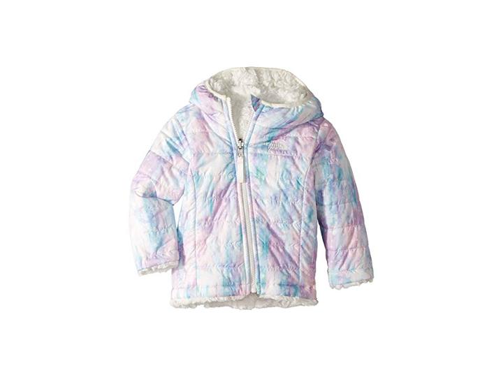 The North Face Kids Reversible Mossbud Swirl Hoodie (infant) (purdy Pink Snow Dust Print) Girl's Sweatshirt