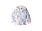The North Face Kids Reversible Mossbud Swirl Hoodie (infant) (purdy Pink Snow Dust Print) Girl's Sweatshirt