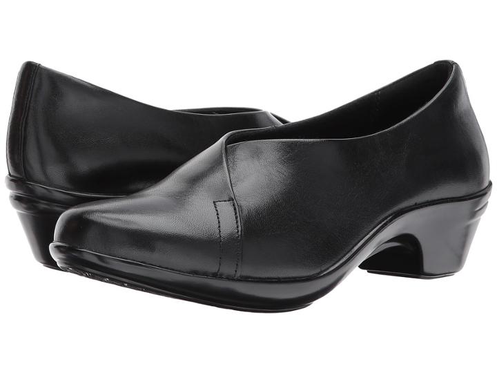 Aravon Kitt Asym (black Leather) Women's  Shoes