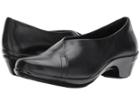 Aravon Kitt Asym (black Leather) Women's  Shoes