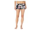 Tommy Bahama Gingerflower Skirted Hipster (black) Women's Swimwear