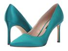 Nine West Emmala Pump (green Satin) Women's Shoes
