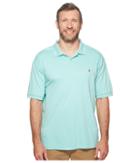 Polo Ralph Lauren Big Tall Pima Polo Short Sleeve Knit (bayside Green) Men's Clothing