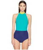 Flagpole May One-piece (seagreen/key/navy) Women's Swimsuits One Piece