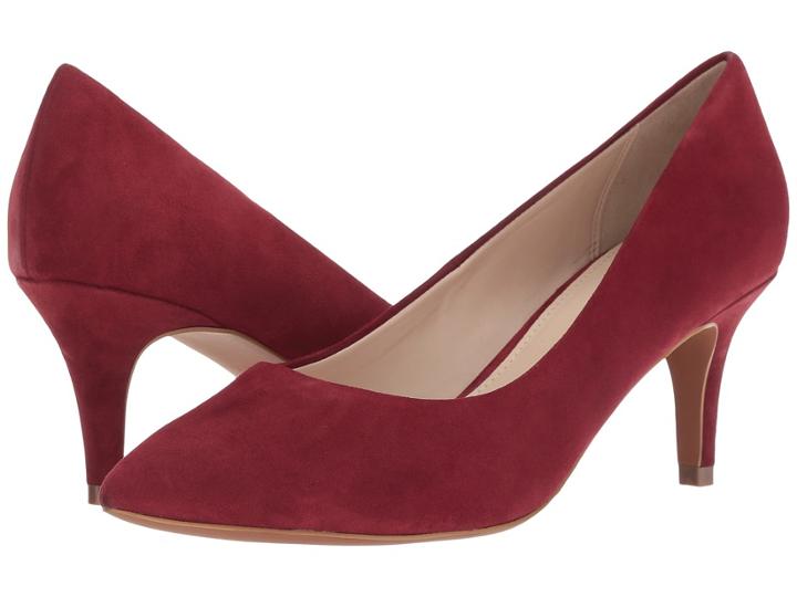 Cole Haan Harlow Pump 65mm Ii (syrah Suede) Women's Shoes